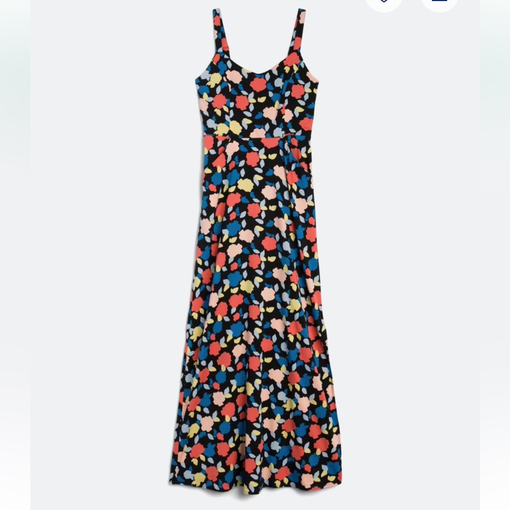 Floral Maxi Dress with Slit
